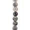 Perles rondes en agate noire rutilée de Bead Landing, 10 mm
